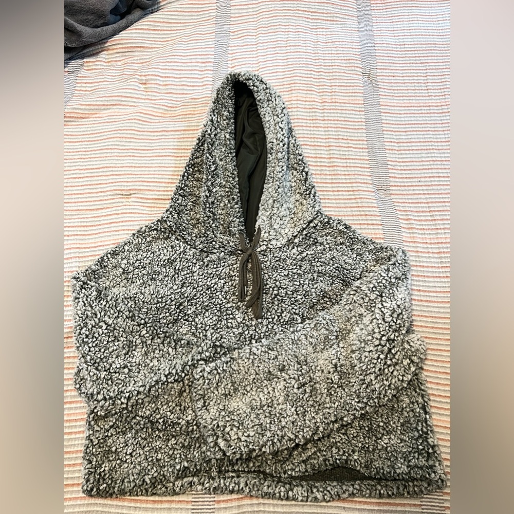 Cropped Sherpa Sweater
